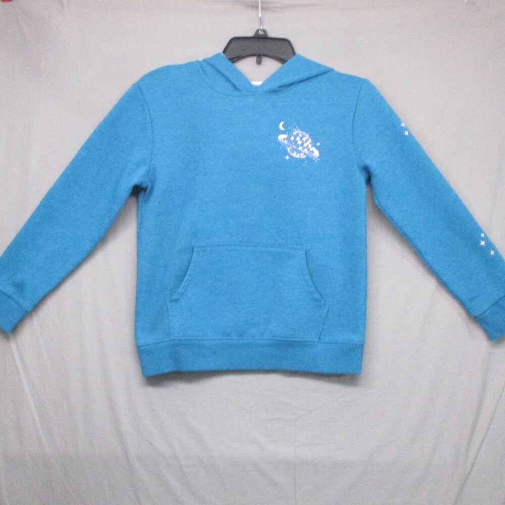 Cat & Jack Cosmic Universe Graphics Hoodie Blue Kids Size |‎ L